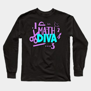 Math Diva Long Sleeve T-Shirt